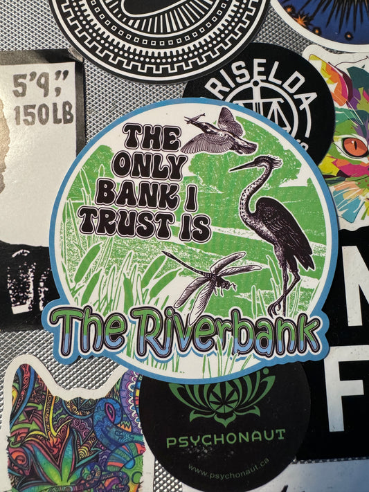 "The Riverbank" Sticker